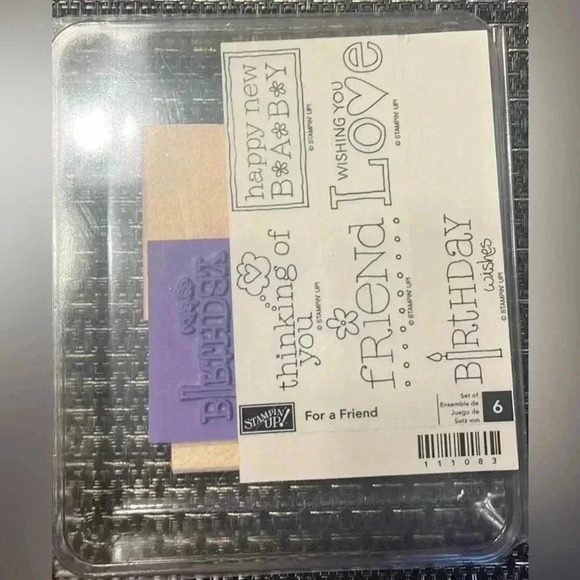 Stampin’ Up For a Friend stamp set unmounted - Picture 1 of 2